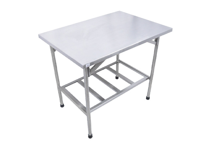 Mesa em Aço Inoxidável 100×70 cm